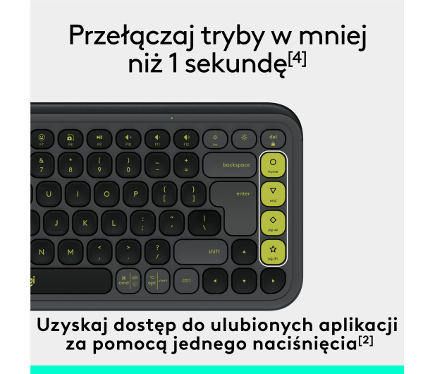 LOGITECH POP ICON Keys grafit 920-013071 - 1276194 - zdjęcie 9